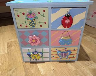 Lillian Vernon Floral Design Jewelry Chest