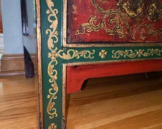 Tibetan Hand-Painted Chest