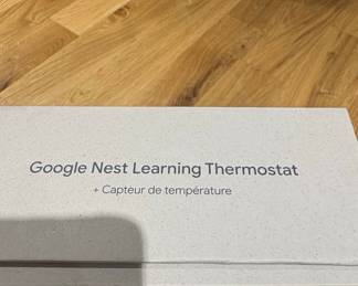 Google Nest Learning Thermostat with Temperature Sensor