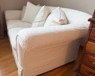 Pottery Barn Charleston Slipcovered Loveseat