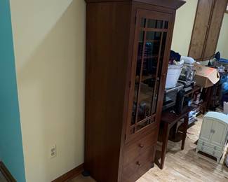 Ethan Allen Media/Display Cabinet
