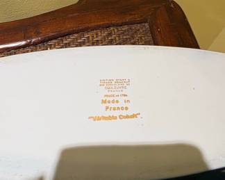 Couleuvre France Veritable Cobalt Serving Dish