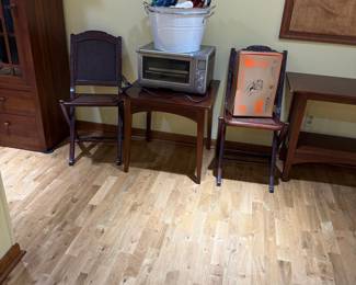 Pair of Victorian-Style Folding Chairs