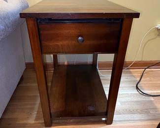 Flip-Top End Table with Storage