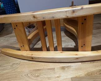 Vintage Wooden Rocking Horse