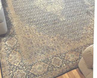 The Orientalist Kashmir Silk-on-Silk Carpet