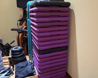 The Step Aerobic Platform & Risers Set