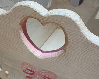 The Woodchuck Hand-Painted Doll Cradle by Chuck & Mary Bebber