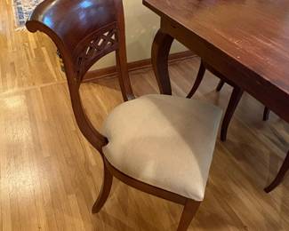 Dining Room Set with Lattice-Back Chairs