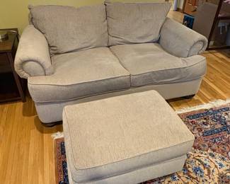 Thomasville Loveseat and Ottoman