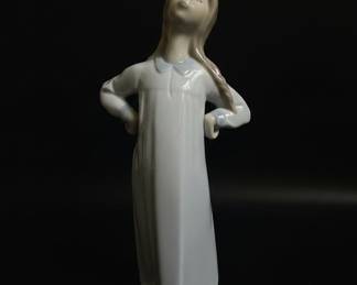 Lladro Figurine Girl Stretching #4872