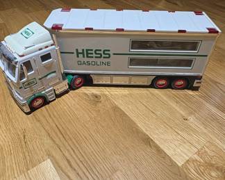 1997 Hess Toy Truck and Dual Car Hauler