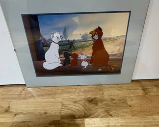Disney The Aristocats 1996 Exclusive Commemorative Lithograph