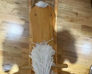 Vintage Personalized Wooden Rocking Horse