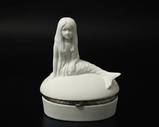 Lenox Mermaid Trinket Box