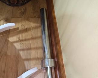 Raw Power Fitness Products EZ Curl Bar and Standard Barbell