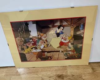 Disney Store Snow White and the Seven Dwarfs Commemorative Lithograph