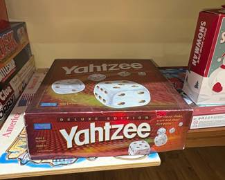 Vintage Board Game Collection - Pictionary, Scattergories, Risk, Battleship, Clue, Sorry!, Yahtzee Deluxe Edition