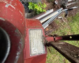 Older Troy-Bilt walk-behind tiller or tiller transmission assembly - additional view