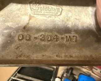 Goldblatt Tool Co. Model 06-304-M7 specialty concrete finishing/profile tool - additional view