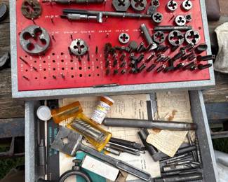 Threadall threading tools and dies - open display