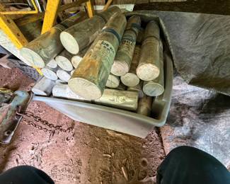 Group of Airco Stainless-Steel Welding Electrodes in Metal Cans - additional view