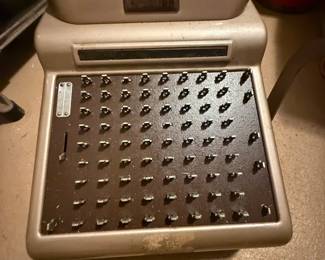 R.C. Allen full-keyboard mechanical adding machine