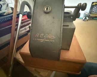 R.C. Allen Combination Cash Register with Wooden Cash Drawer - additional view