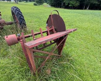 Belt-Driven Cordwood/Buzz Saw Rig with Circular Blade - additional view