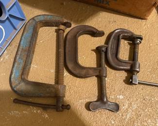 Vintage C-clamps