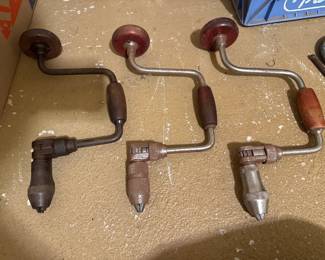 Vintage brace drills