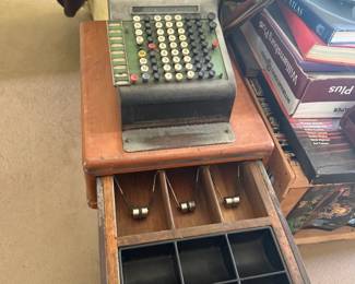 R.C. Allen Combination Cash Register with Wooden Cash Drawer - additional view