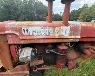 McCormick Farmall C Vintage Farm Tractor - additional view