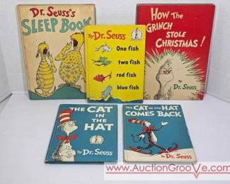 1950s and 60s Dr. Seuss Books