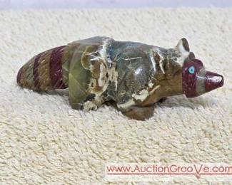 Zuni Racoon Carving