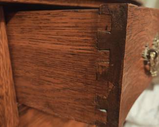 Antique High Boy Chest With Mirror