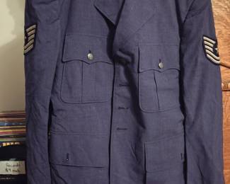 Vintage US Air Force Blue Military Dress Jacket