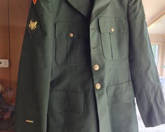 Vtg US Army Green Dress Jacket