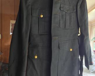 Vintage WWII USMC Dress Black Jacket,