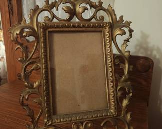 Vintage Brass Picture Frame