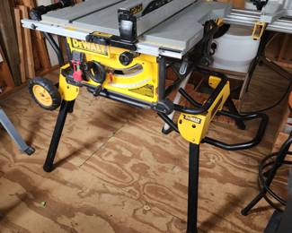 Dewalt portable table saw.Clean.
