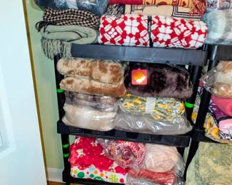More blankets and throws, pillows