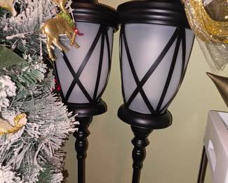 Lanterns with ground stakes
