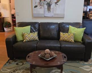 Leather sofa