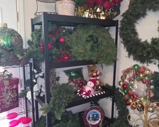 Wreaths (some lighted)