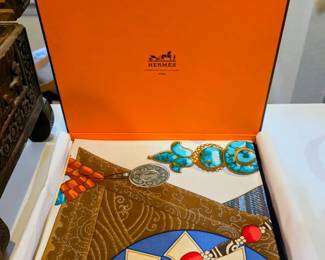 Hermes scarf (new in box)