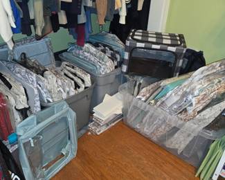 Collapsible storage boxes (several sizes to choose from)