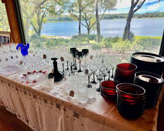 Stemware and dishes
