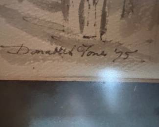 Signed by Donald Jones 1975