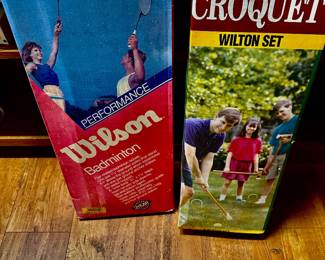Vintage outdoor games 